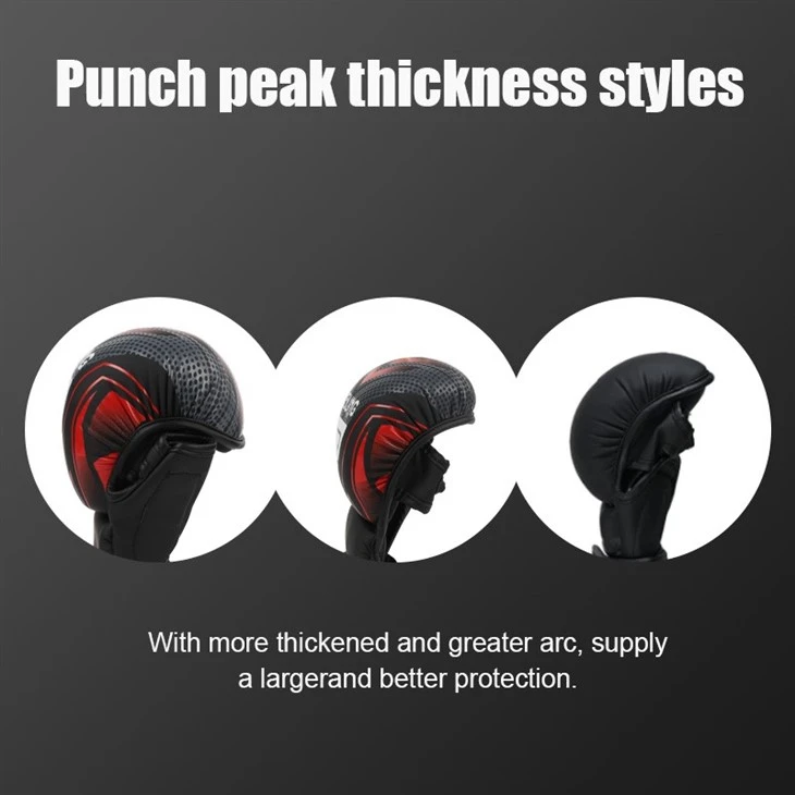 7OZ HALF FINGER MMA GLOVES factory